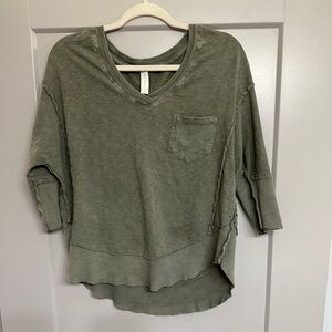 Altar'd State Sage Long Sleeve Top